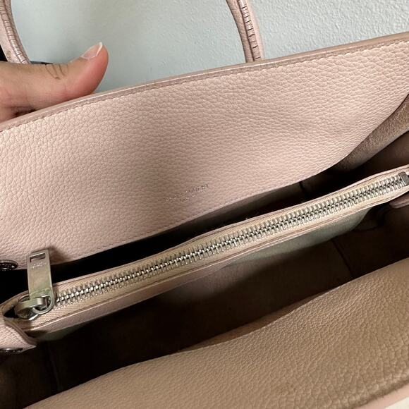 Yves Saint Laurent Rose Pink Grained Calfskin Leather Baby Sac De Jour Bag - Picture 7 of 14